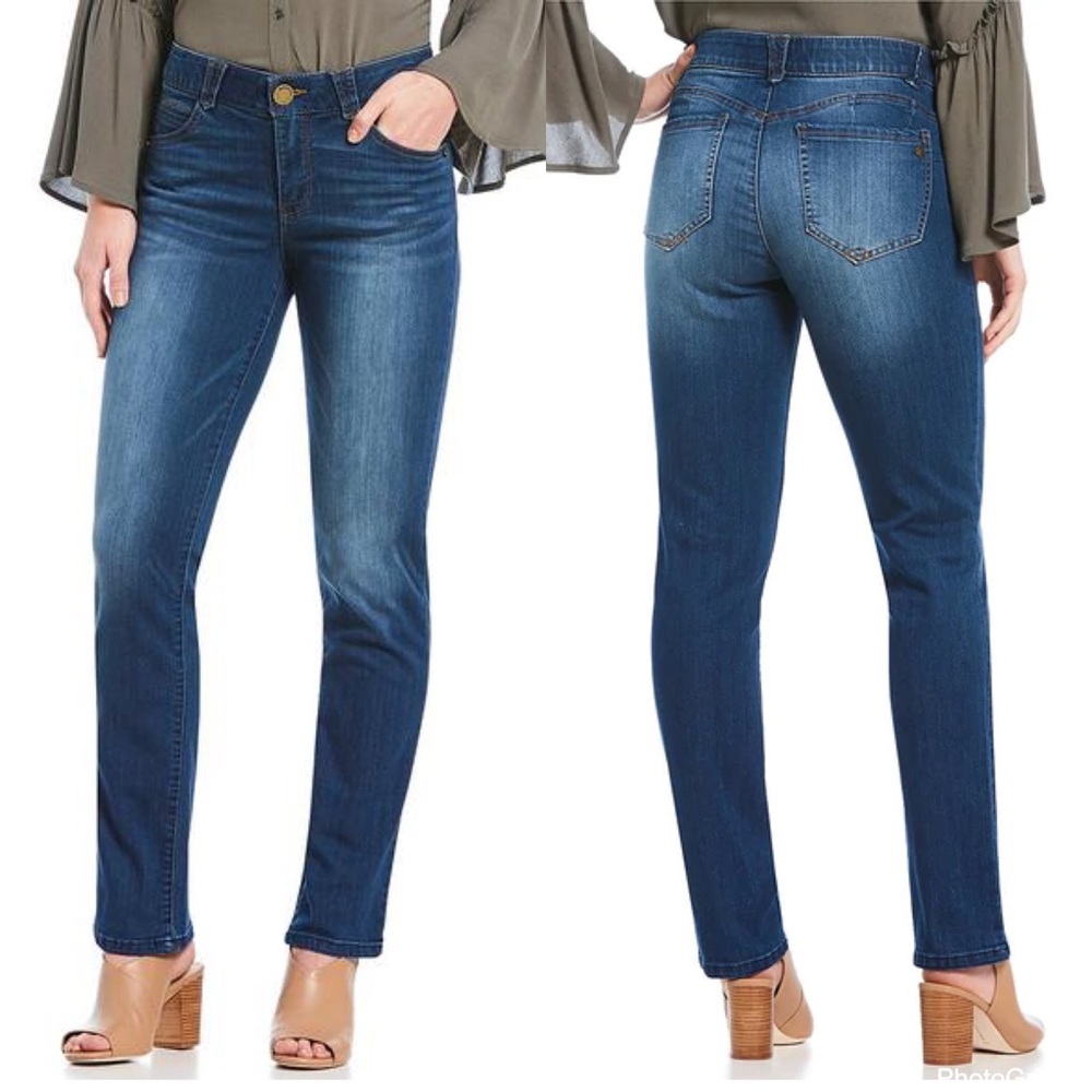 Democracy Jeans Luxe Touch Patriot Straight Leg Indigo Denim Jean